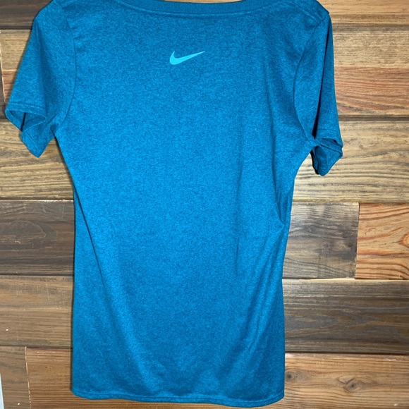 Blue nike exercise shirt. - Picture 2 of 3